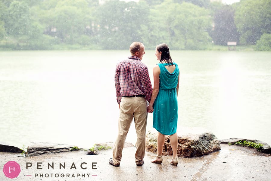 pennace photography rain wedding